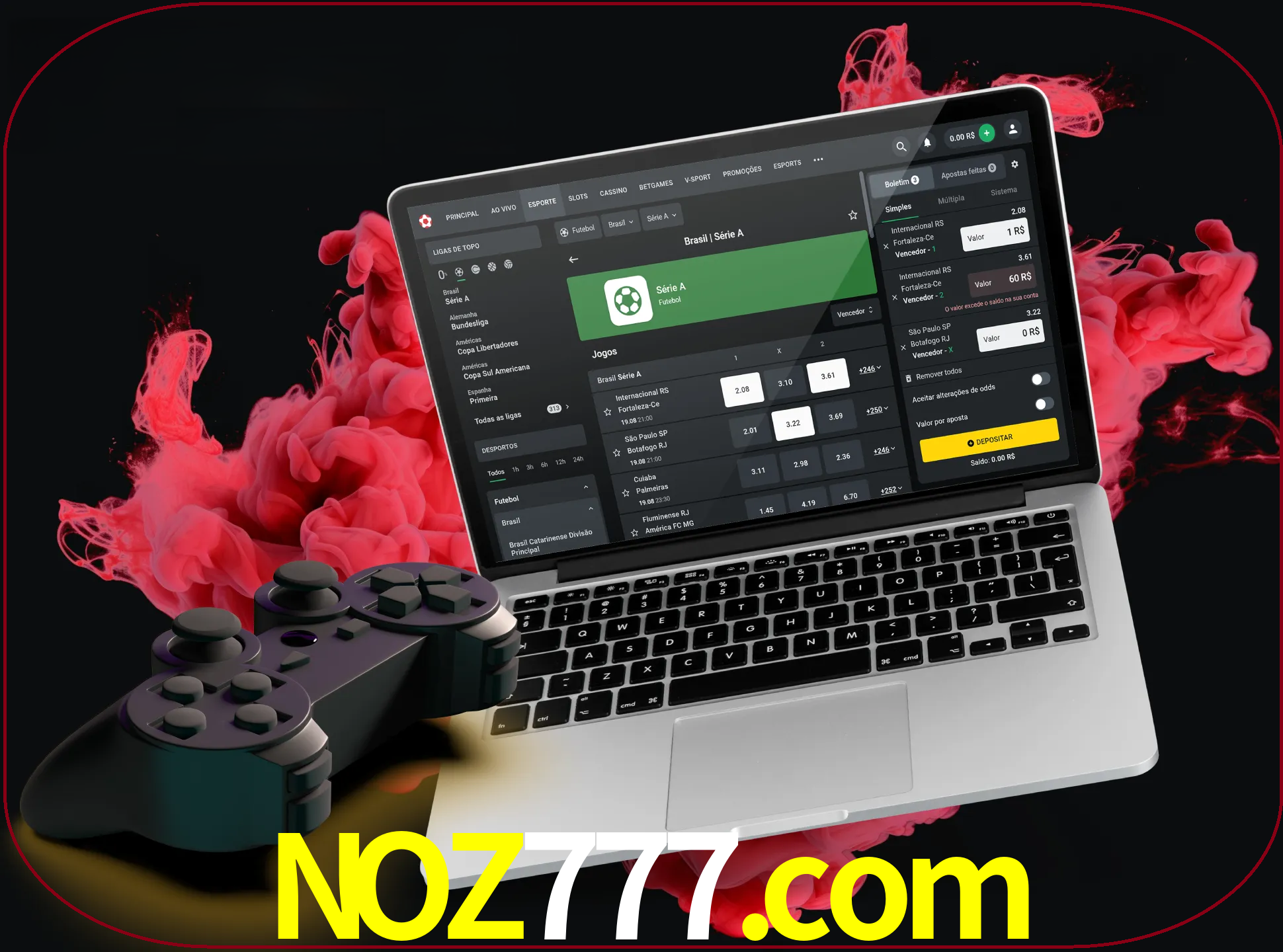 Visite a secção especial de jogos de vídeo em noz777 para descobrir em que jogos pode apostar e ganhar muito dinheiro.